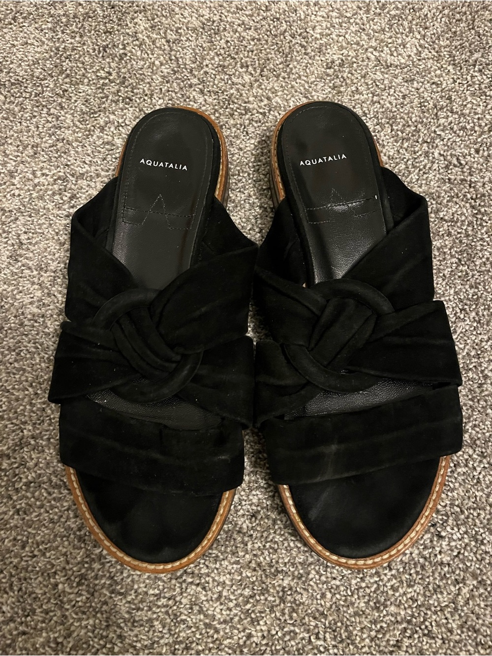 Aquatalia Suede Sandals